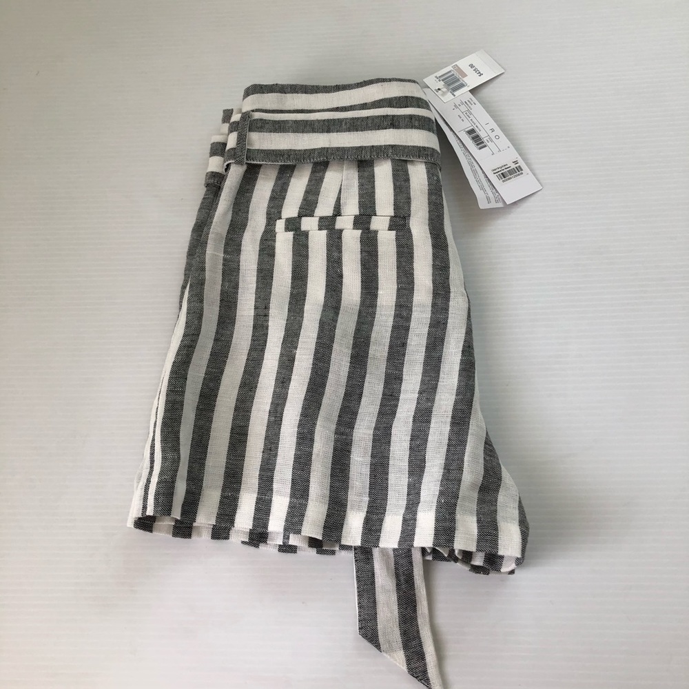 IRO NWT Lular High Waist Linen Shorts, 10 (42) - Picture 11 of 13